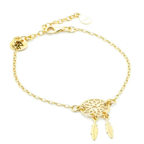 Sterling Silber Armband mit Traumfänger-Anhänger